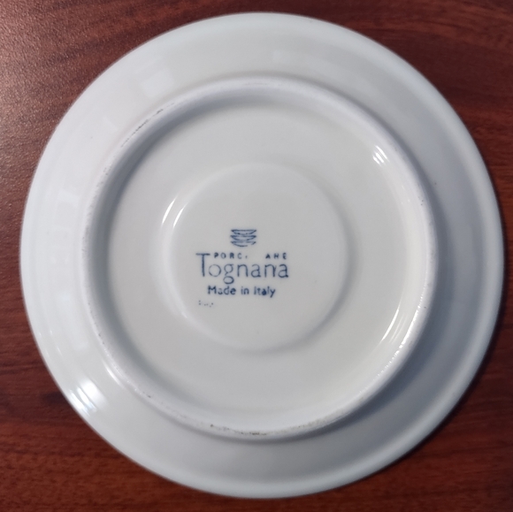 Nespresso N Logo 2 Oz Espresso Demitasse Cup & Saucer Set Of 4 Coffee Tognana - Picture 5 of 6